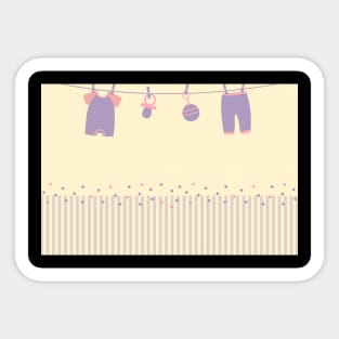 Birth Infant Announcement Sticker